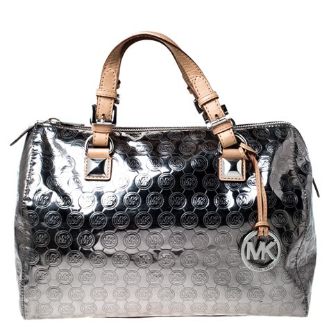 michael kors metallic purse cheap